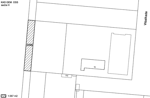 locatie perceel Oss H 2098 