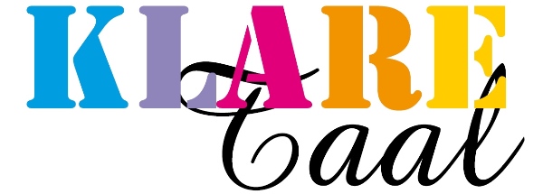 Logo met tekst Klare Taal