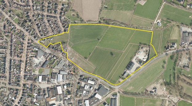 Visiegebied en plangebied woonwijk 't Veld