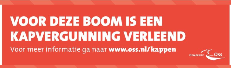 Rood lint voor vergunningsplichtige bomen