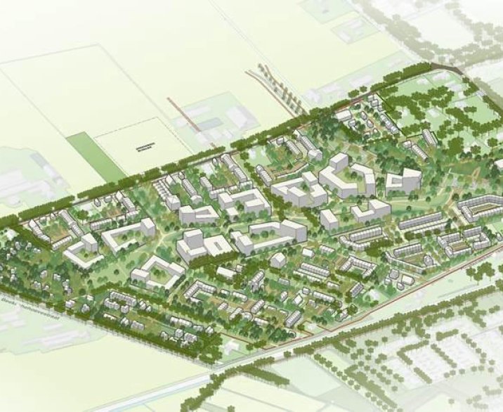 Luchtbeeld Amsteleind Zuid