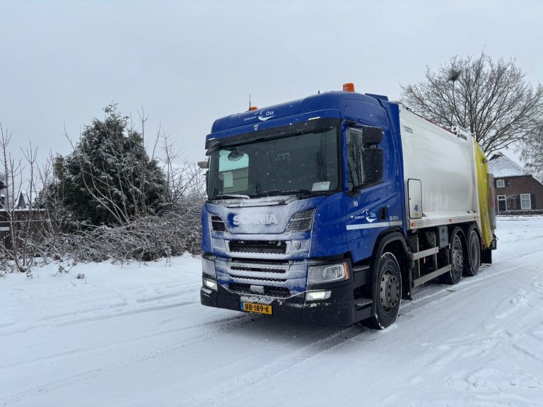 Afvalinzameling aangepast door winterweer