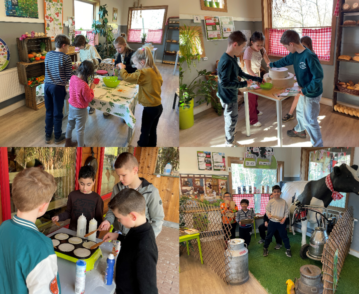 Leerlingen ontdekken waar ons voedsel vandaan komt 