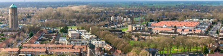 Luchtfoto van gemeente Oss, omgeving Ussen
