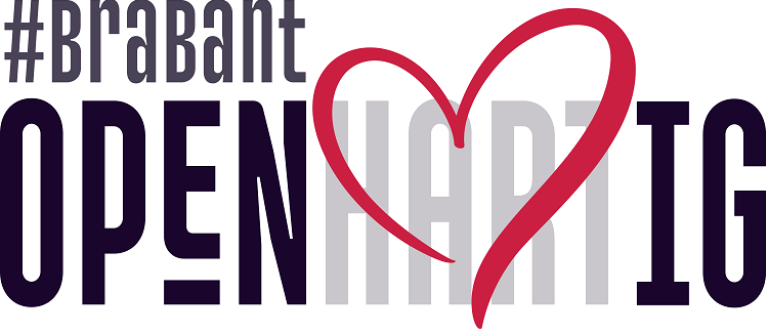 Brabant Openhartig logo met groot hart