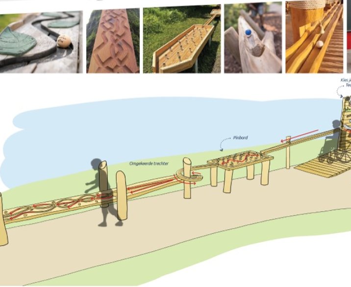 Opening nieuwe knikkerbaan