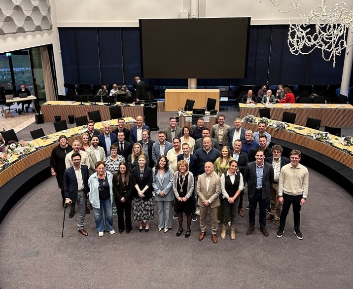Afscheid oude gemeenteraad en installatie nieuwe gemeenteraad